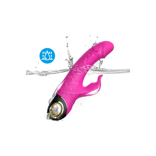 Vibromasseur Rabbit rose 9 modes de vibrations puissantes 